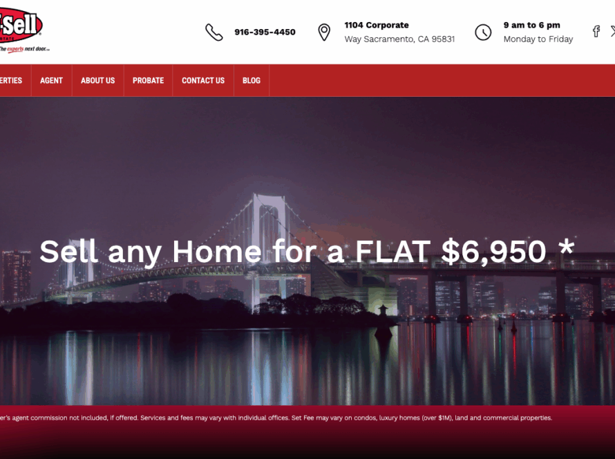 Screenshot of the Help U Sell website